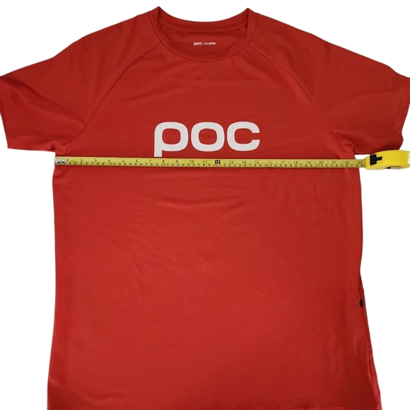 POC Red Performance essential enduro mountain bike cycling jersey X-Large - Picture 10 of 11